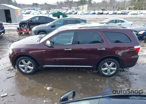 2012 Dodge Durango Citadel z USA, uszkodzony, nr VIN 1C4SDJET0CC331072